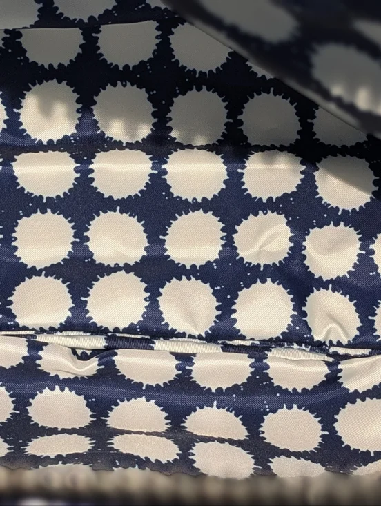 Vera Bradley Indigo Quilted Convertible Backpack Tote - Picture 9 of 12